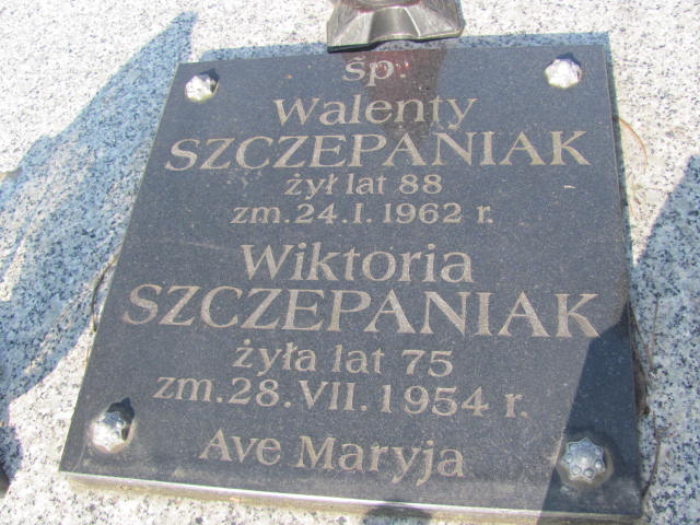 Wiktoria Szczepaniak Konin Gosławice - Grobonet - Wyszukiwarka osób pochowanych