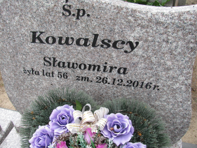 Sławomira Kowalska Konin Gosławice - Grobonet - Wyszukiwarka osób pochowanych
