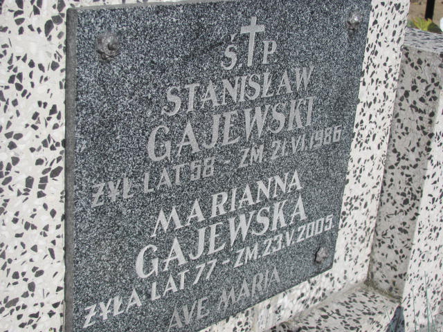 Stanisław Gajewski Konin Gosławice - Grobonet - Wyszukiwarka osób pochowanych