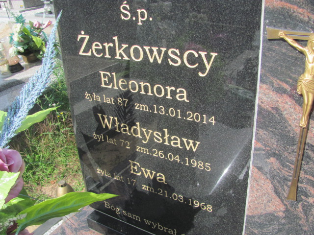 Eleonora Żerkowska Konin Gosławice - Grobonet - Wyszukiwarka osób pochowanych