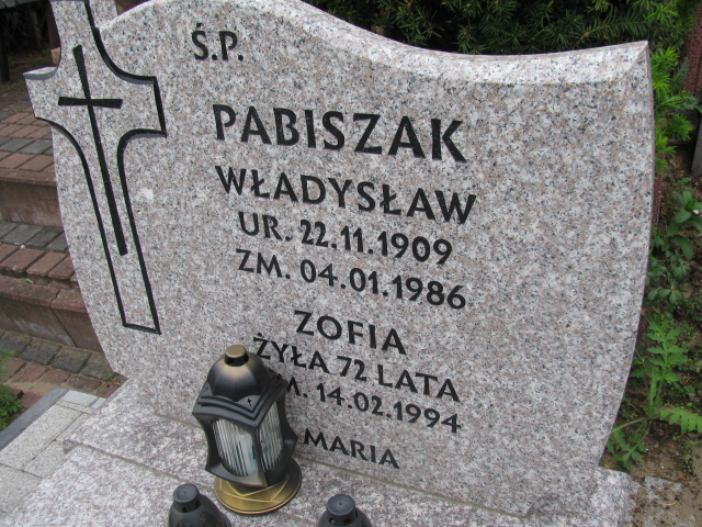 Władysław Pabiszak 1909 Konin Gosławice - Grobonet - Wyszukiwarka osób pochowanych