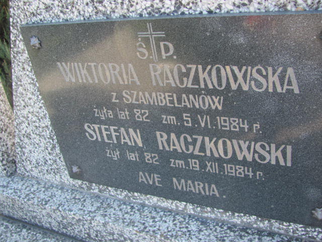 Zdzisław Raczkowski Konin Gosławice - Grobonet - Wyszukiwarka osób pochowanych