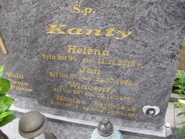 Monika Szymczak Konin Gosławice - Grobonet - Wyszukiwarka osób pochowanych