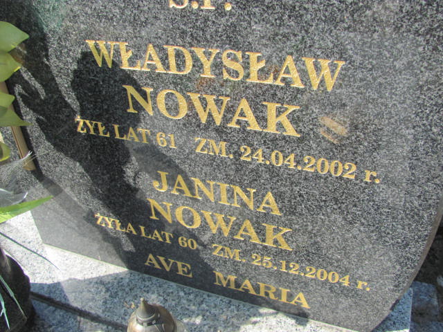 Janina Nowak Konin Gosławice - Grobonet - Wyszukiwarka osób pochowanych