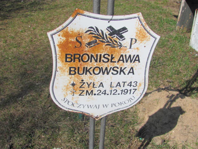 Bronisława Bukowska Konin Gosławice - Grobonet - Wyszukiwarka osób pochowanych