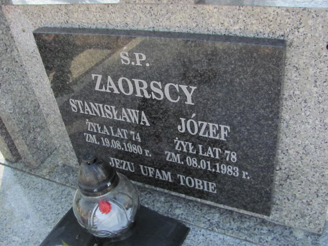 Józef Zaorski Konin Gosławice - Grobonet - Wyszukiwarka osób pochowanych