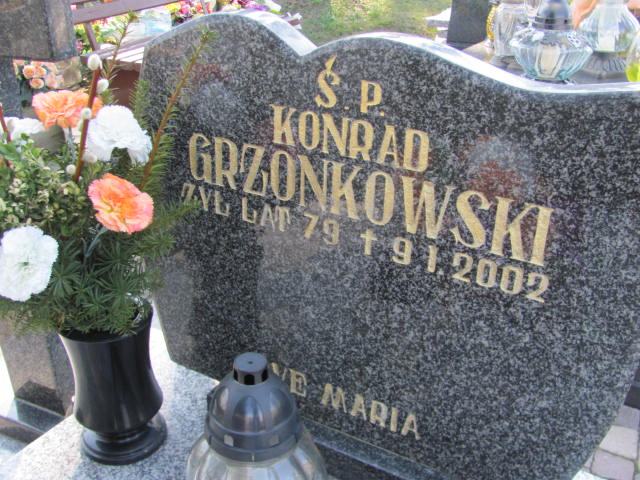 Konrad Grzonkowski Konin Gosławice - Grobonet - Wyszukiwarka osób pochowanych