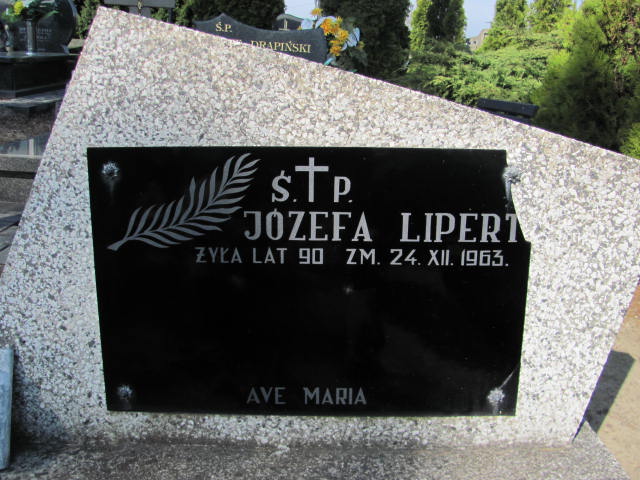 Józefa Lipert Konin Gosławice - Grobonet - Wyszukiwarka osób pochowanych