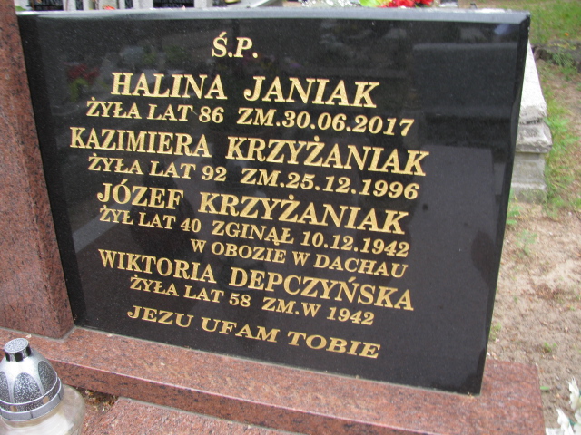 Kazimiera Krzyżaniak Konin Gosławice - Grobonet - Wyszukiwarka osób pochowanych