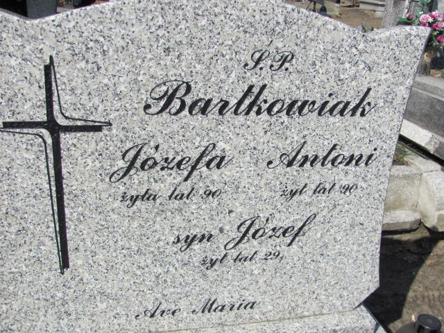 Józef Bartkowiak Konin Gosławice - Grobonet - Wyszukiwarka osób pochowanych