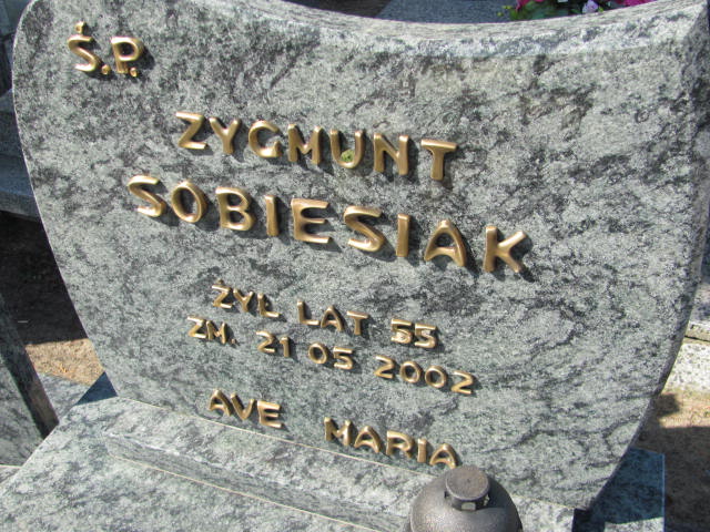 Zygmunt Sobiesiak Konin Gosławice - Grobonet - Wyszukiwarka osób pochowanych