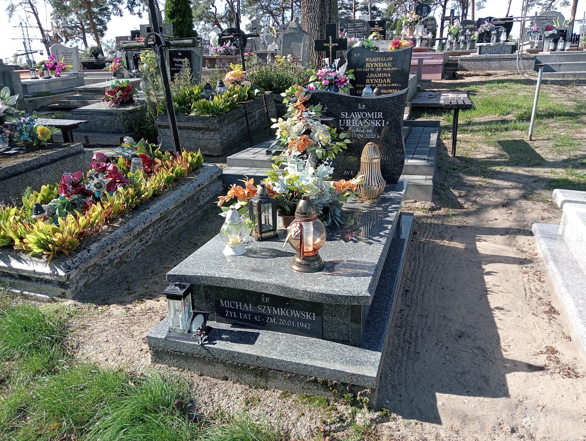 Grób Michał Szymkowski