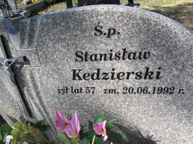 Stanisław Kędzierski Konin Gosławice - Grobonet - Wyszukiwarka osób pochowanych