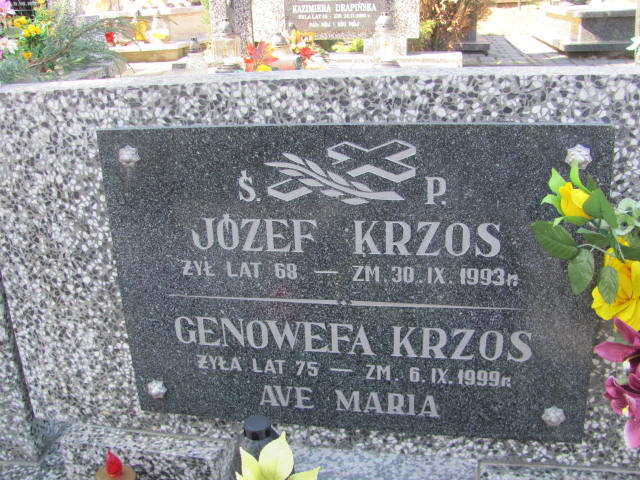 Genowefa Krzos Konin Gosławice - Grobonet - Wyszukiwarka osób pochowanych